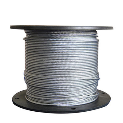 Giá tốt. Hot-Dipped Galvanized Aircraft Cable MIL-DTL-83420 2000N/MM2 7x19 Steel Wire Rope 3/32'' reels with 2.000 m/each and Made trực tuyến
