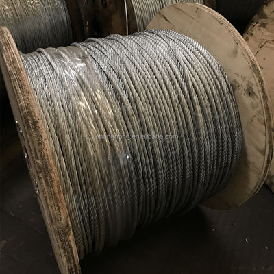 Giá tốt. 3mm 4mm 5mm 6mm dây cáp thép 6x19 FC dây cáp thép kẽm cho độ khoan dung nâng ± 1% Chứng chỉ ISO9001/ISO14001 trực tuyến