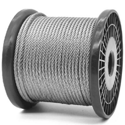 Giá tốt. Cáp thép không gỉ IWRC 6x19, cường độ kéo đứt 1570Mpa, 1000 mét/cuộn gỗ ép, đã được tạo hình trước trực tuyến