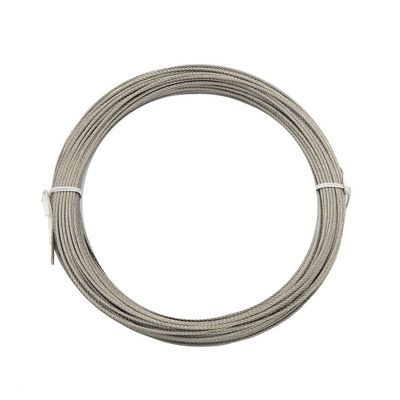 Giá tốt. 316L Steel Grade 8mm 1x19 Inox Cable / Stainless Steel 304 316 Wire Rope for Tough Environments trực tuyến