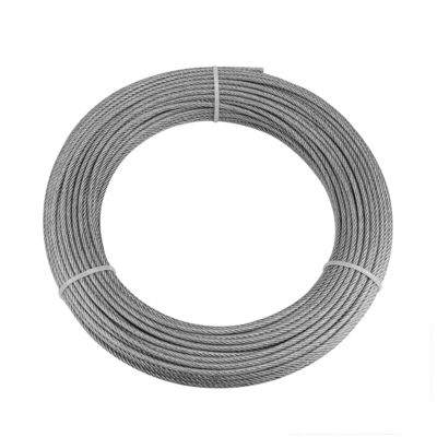 Giá tốt. 7X19 304 Stainless Steel Wire Rope cho vật liệu xây dựng Thép hạng khác 1/4 