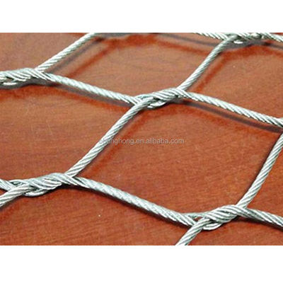 Giá tốt. Woven Technique Stainless Steel Wire Rope Netting for Aviary Enclosure and Zoo Animal Cages trực tuyến