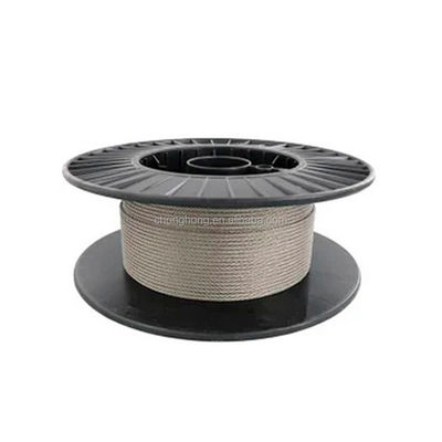 Giá tốt. Tiêu chuẩn ASTM AISI316/304 Kết cấu 1x7 Cáp thép không gỉ 5/16