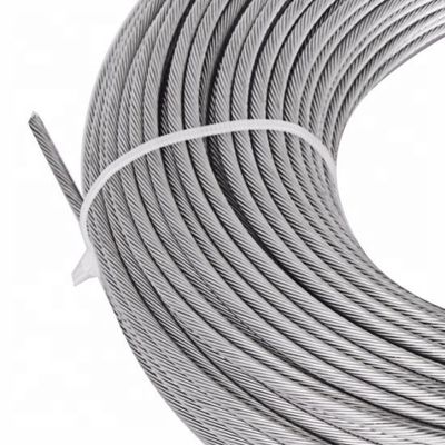 Giá tốt. Cáp thép không gỉ 6x19 1570Mpa 7mm, đánh bóng, tiêu chuẩn AiSi, đóng gói 1000 mét trong guồng gỗ trực tuyến