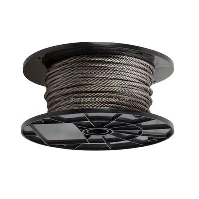 Giá tốt. Bề mặt hoàn thiện Khác Cáp thép 6x19 IWRC 4mm Dây cáp thép không gỉ cho tời trực tuyến