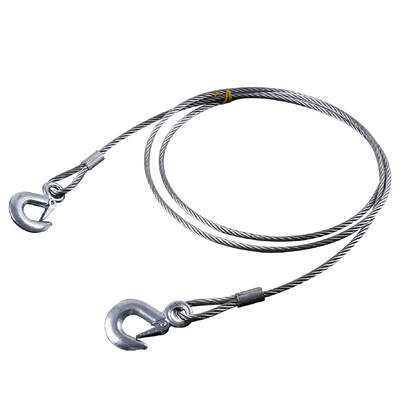 Giá tốt. Cáp tời thép mạ kẽm với cấu tạo 6x19+IWRC Thép carbon cao Chiều dài 13 ft cho xây dựng trực tuyến