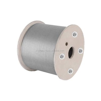 Giá tốt. 6mm không hợp kim thép không gỉ AISI304 / 316 Hot Dip thép kẽm dây thép dây 6x19 pp mỗi mét cho yêu cầu của bạn trực tuyến