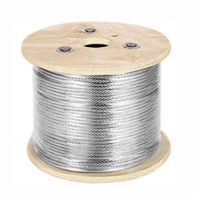 Giá tốt. Cuộn cáp thép không gỉ 500 Ft T304 Dây cáp thép bện 3/16 inch 7x19 cho các ứng dụng công nghiệp trực tuyến