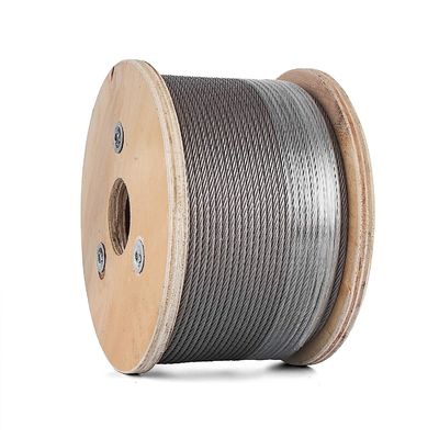 Giá tốt. 304 Máy bay 7 x 19 sợi Xây dựng Cáp thép không gỉ Đường sắt Loại lõi lõi thép dây thép 16Mm trực tuyến