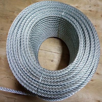 Giá tốt. 100ft cuộn dây 6x19 IWRC dây cáp thép kẽm dây cáp 3/32