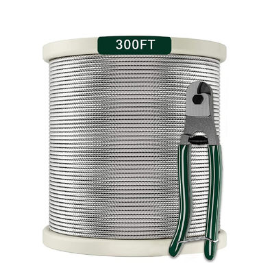 Giá tốt. Máy cắt dây chuyền dây cáp thép không gỉ 7x7 T316 Cho hàng rào sàn thép đặc biệt trực tuyến