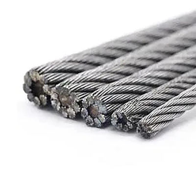 Giá tốt. Cáp thép không gỉ không hợp kim 1.8mm 2mm 3mm 6X7 FC 6X24 7FC 6X19 FC 8X19s cho các dự án xây dựng và công trình trực tuyến