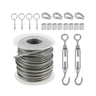 Giá tốt. Dịch vụ chế biến cáp thép cao độ kéo khác dây thép kẽm / không kẽm cho máy nâng 8X19s FC 9X19s FC trực tuyến