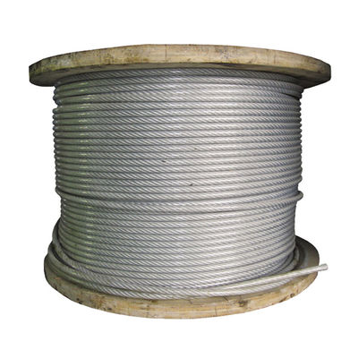 Giá tốt. 7 * 7 304 Nylon phủ 2.5mm thép không gỉ dây thừng cho Invisible Grille Inox Cable Length 1000M hoặc tùy chỉnh trực tuyến