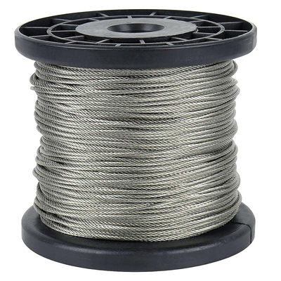 Giá tốt. 1/8 inch Cáp máy bay làm bằng dây thép không gỉ 7x7 với AiSi xây dựng tiêu chuẩn trực tuyến