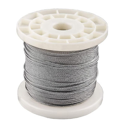 Giá tốt. Tùy chỉnh đường kính thép không gỉ 316 dây cáp 1x7 ss304 ss316 Cáp không gỉ cho nhu cầu cáp phòng tập thể dục trực tuyến