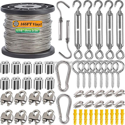 Giá tốt. Stainless Steel Wire Rope Kit 1/16