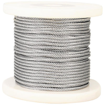 Giá tốt. 1/16'' 3/32'' 1/8'' 5/32'' 3/16'' 1/4'' 5/16'' Cáp thép bọc PVC 6x19 FC 6 x19 IWS cho Dịch vụ gia công khác trực tuyến