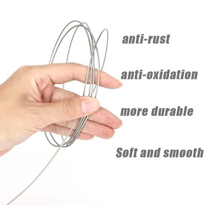 Giá tốt. Cáp máy bay bằng thép không gỉ 3/32 inch bằng thép mạ kẽm, cấu trúc 7x7 trực tuyến