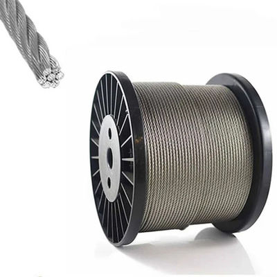 Giá tốt. Dây cáp thép không gỉ 304 316 chịu lực cao dài 1000ft, cáp thép, thép cacbon trực tuyến