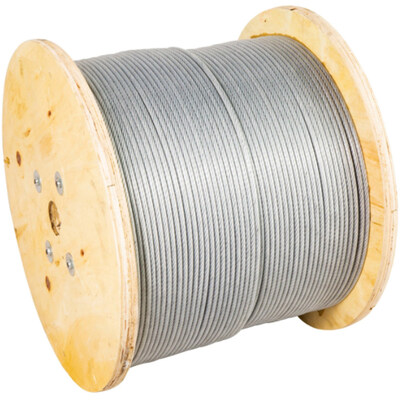 Thép cacbon 7,94mm Cáp máy bay kẽm 7x19 5/16 