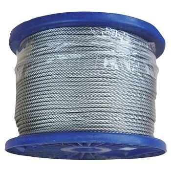 Giá tốt. 1000 ft Chiều dài 6x19 + IWRC Xây dựng Cáp dây thép máy bay nhựa ISO9001/ISO14001 được chứng nhận trực tuyến
