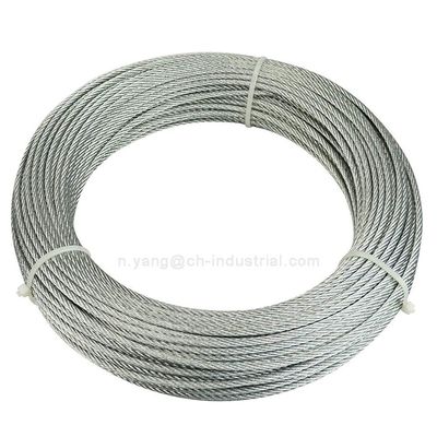 Giá tốt. 6*19 dây cáp thép kẽm 3/64