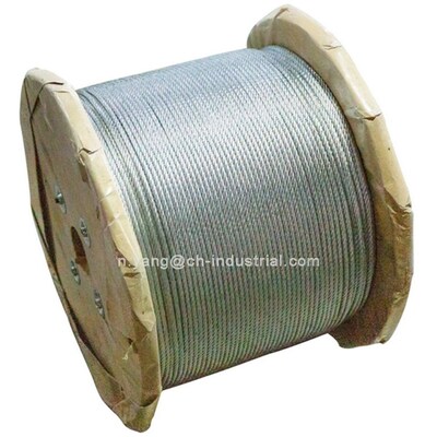 Giá tốt. Sợi dây thép galvanized 12mm không hợp kim với 6x19 Xây dựng cho các ứng dụng hạng nặng trực tuyến