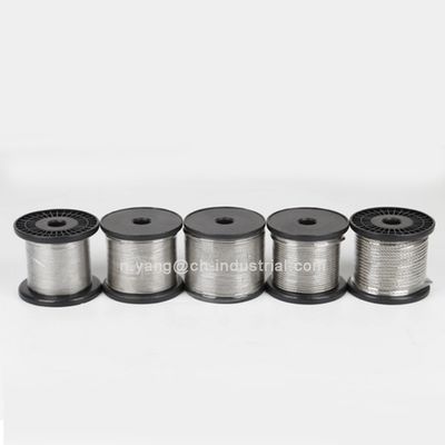 Giá tốt. Khả năng chống ăn mòn cao và hàm lượng C 0.08% Cáp thép không gỉ 7x19 1.8mm cho cáp Inox trực tuyến
