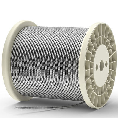 Giá tốt. Cáp máy bay bằng thép không gỉ T316 7x7 Dây cáp thép cho hệ thống lan can boong 7*7 Đường kính dây 1/8