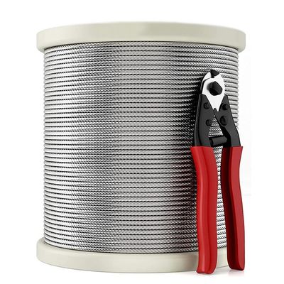 Giá tốt. 1x19 loại 316 thép không gỉ dây thép không phủ 3/16 