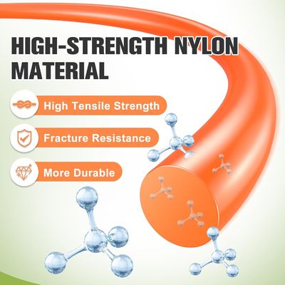 Giá tốt. 150 Feet Weed Eater String 1.0mm-5.5mm Round Trimmer Line Orange Nylon String Trimmer Line cho thay thế toàn cầu trực tuyến