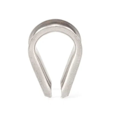 Giá tốt. Stainless Steel Wire Rope Protection Fitting Tube Cable Heavy Duty Rigging Carbon Guy Hardware D Shackle Metal Neele Punch Thimble trực tuyến