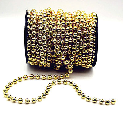 Giá tốt. 2.4mm Màu sắc tùy chỉnh chuỗi bóng nhựa đánh bóng hoàn thiện cho DIY đám cưới trực tuyến