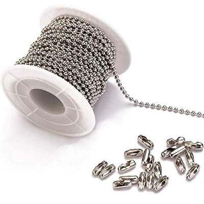Giá tốt. Roller Chain Essential 2.4mm Stainless Steel Silver Ball Chain with Custom Length trực tuyến