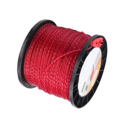 Giá tốt. 2.7mm / 0.10 inch đường cắt tròn vòng xoắn 3 lbs. 690 ft Red cắt công cụ đường dây cỏ Trimmer trực tuyến
