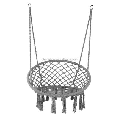 Giá tốt. Hand Woven Macrame Cotton Rope Swing Chair Boho Hammock Hanging Chair Camping Hammock trực tuyến
