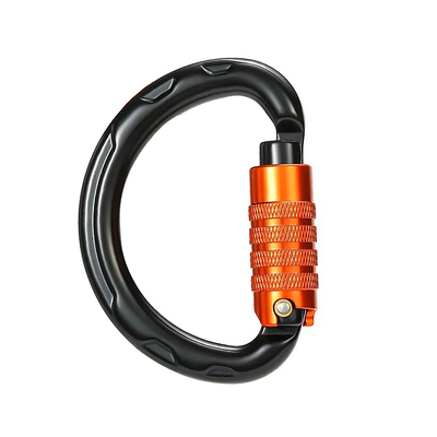 Giá tốt. Móc carabiner ngoài trời 20kN bán buôn, logo và màu sắc tùy chỉnh, hình tròn, khóa tự động bằng nhôm trực tuyến