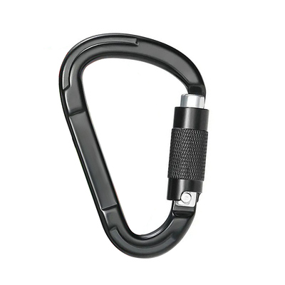 Giá tốt. Nhà máy bán buôn khóa tự động 25kN hợp kim nhôm hình D Snap Hook Carabiner cho leo núi trực tuyến