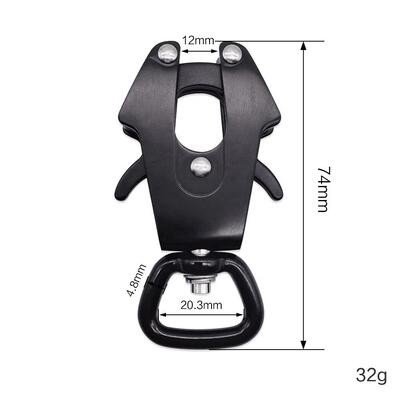 Giá tốt. Khóa hợp kim nhôm cho dây dắt chó Khóa nhả thú cưng Kẹp ếch Móc bấm thú cưng Carabiner ếch trực tuyến