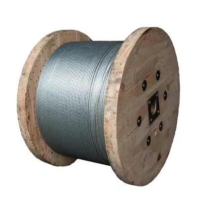 Giá tốt. 3/3.35mm BS183 Hot Dip Galvanized Carbon Steel Guy Ground Cable Stay Wire Coil với dịch vụ uốn cong trực tuyến