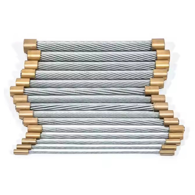 Giá tốt. AISI 7/32 SWG 7/1.83mm Dây cáp thép mạ kẽm xoắn cho cột/cáp chằng với dịch vụ uốn trực tuyến