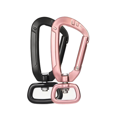 Giá tốt. Móc carabiner xoay nhôm ngoài trời 4kN cho dây dắt chó trực tuyến