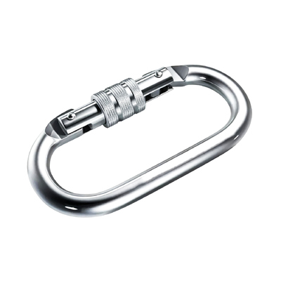 Giá tốt. 25KN Heavy Duty Fall Protector Carabiner Clip Climbing Carabiner với cửa vít trực tuyến