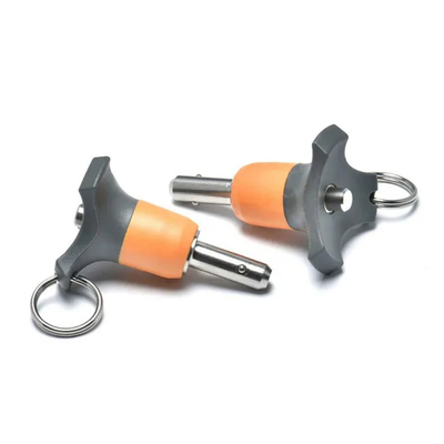 Giá tốt. Pin khóa bi nhả nhanh dạng nút nhấn không đều, ba chấu, tùy chỉnh màu sắc đầu hoa trực tuyến