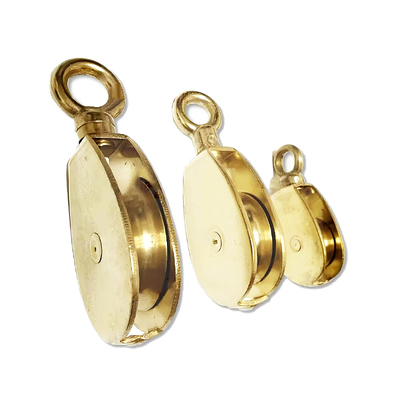 Giá tốt. Đồng Pulley Đồng cờ Cột Pulley thay thế phụ kiện cho hệ thống dây thừng Pulley thủy sản trực tuyến