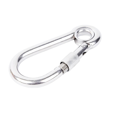 Giá tốt. DIN5299 Lò xo Carabiner Thép không gỉ Vít Snap Hook Khóa leo núi Carabiner Clip có mắt trực tuyến