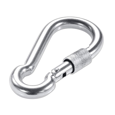 Giá tốt. 304 thép không gỉ Carabiner DIN5299 Xuân Snap Hook với mắt và vít trực tuyến