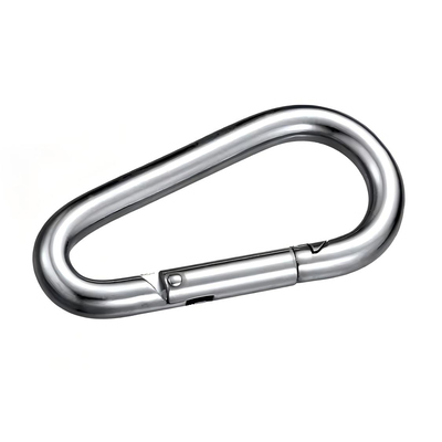 Giá tốt. DIN5299 Thép không gỉ Carabiner loại trứng Đội cứu hỏa Snap Hook chuỗi kết nối Thép Snap Hook trực tuyến