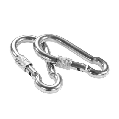 Giá tốt. 316 thép không gỉ khóa vít Carabiner móc Heavy Duty Carabiner Spring Snap Hook với khóa vít trực tuyến